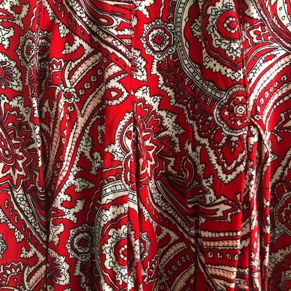 UO Staring At Stars Palazzo Wide Leg Pants paisley - Picture 4 of 8